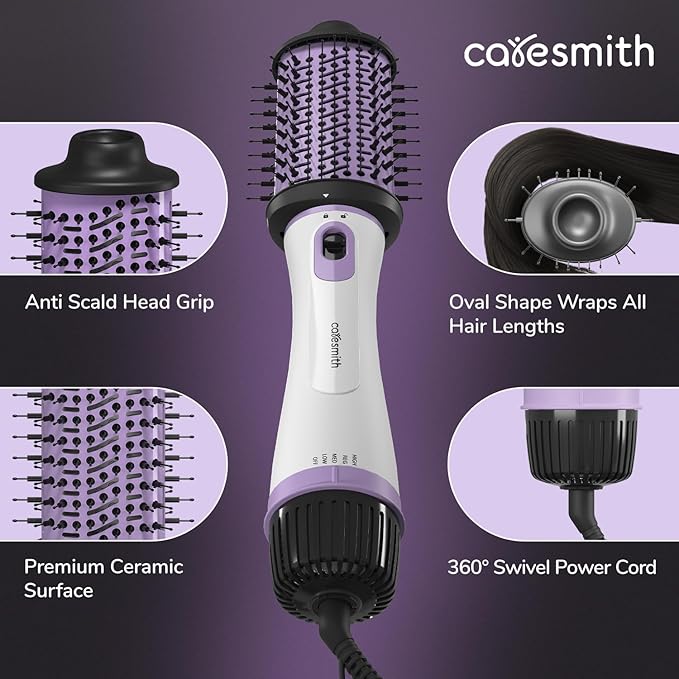Caresmith Bloom 2 in 1 Hair Volumizer Brush + Hair Dryer
