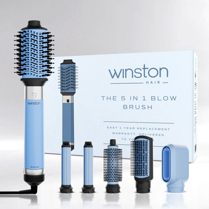 5 in 1 Hair Blow Brush | Auto Curler, Dryer, Straightener &amp; Styler