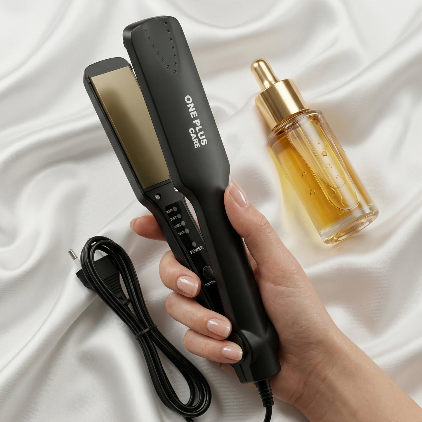 Hair Straightener | Ceramic Titanium Plates for Frizz-Free Styling