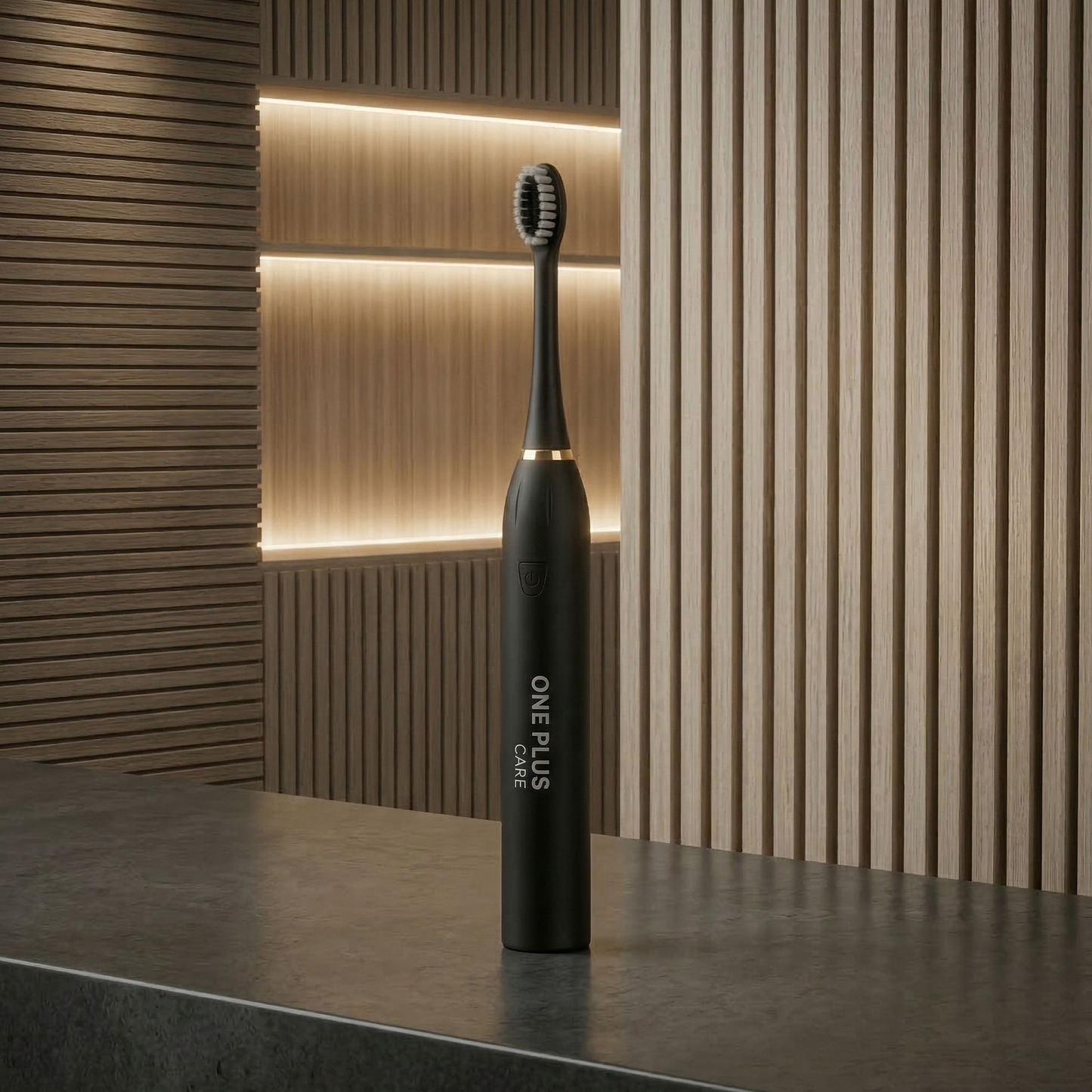 One Plus Cares Electric Toothbrush for Men Woman Adults with 6 Modes, 4 Brush Heads, Good Battery Backup, Rechargeable & IPX7 Waterproof Automatic Power Best Electrical Tooth Brush.