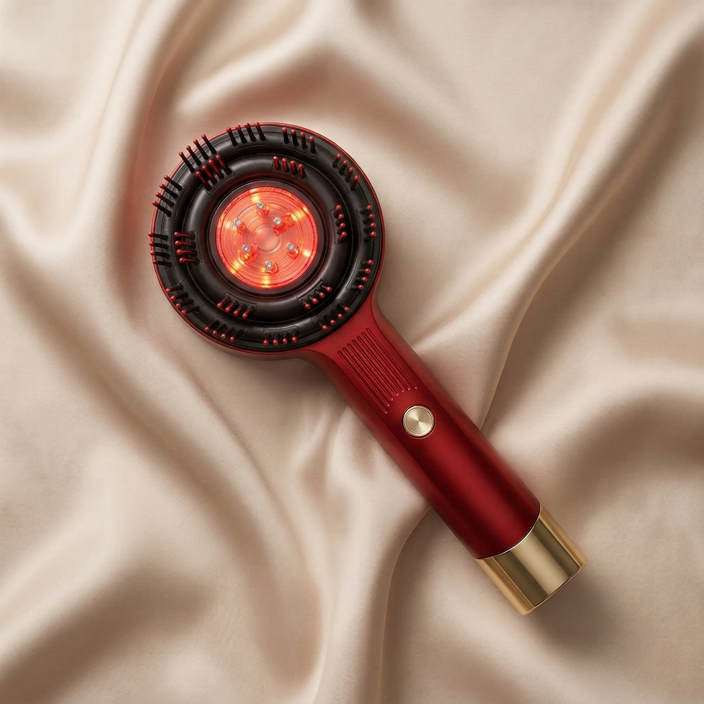 Premium Head Scalp Electric Massager Comb | Scalp Massaging Brush with 2 In 1 Hair Oil Applicator | IPX7 Waterproof,Portable Deep Massager For Hair & Head Relaxation at Home | Shiatsu Massage for Hair Growth/Stress Relax