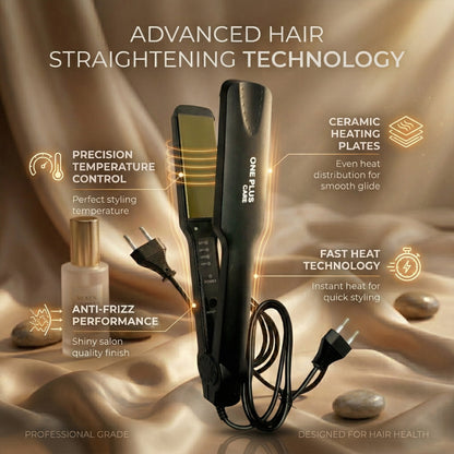 Hair Straightener | Ceramic Titanium Plates for Frizz-Free Styling