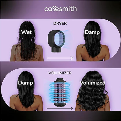 Caresmith Bloom 2 in 1 Hair Volumizer Brush + Hair Dryer