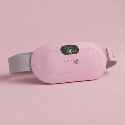 Period Cramp Relief Massager, Heating Pad for Period Cramps, Periods Cramps Relief Machine, Portable and Comfortable Design With 3 Heat Levels & 4 Massage Modes